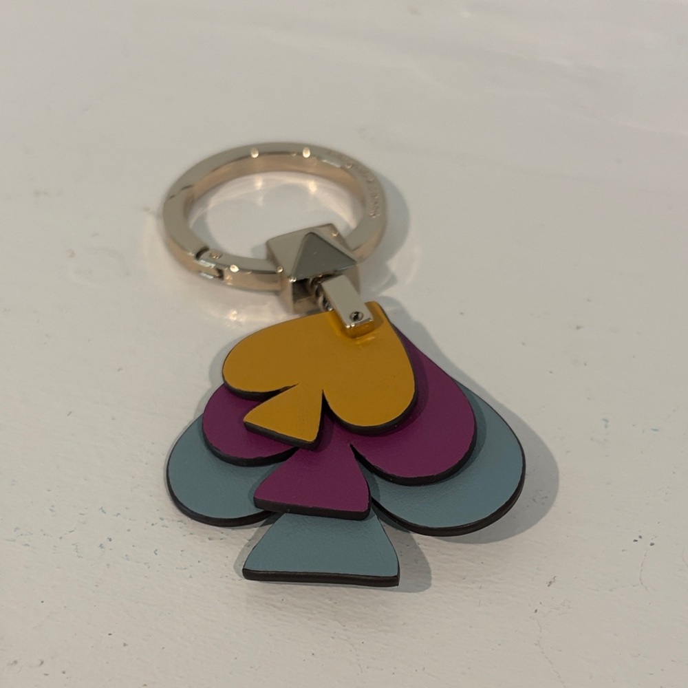KATE SPADE Spade Keychain/Fob EUC